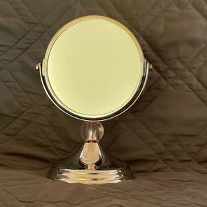 Small Makeup Mirror with magnification on one size